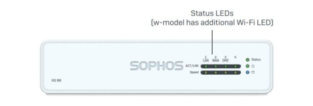 sophos xg 86